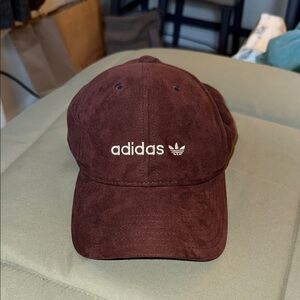 Adidas Burgundy Suede Cap